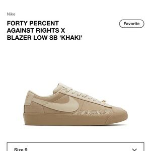 Nike Blazer Low SB Khaki Sneakers